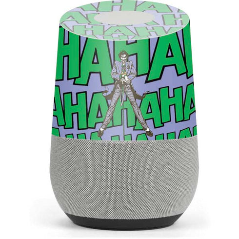 DC Comics The Joker Vintage pose pattern Google Home Skin